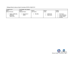 1st Grade - Michigan District, LCMS