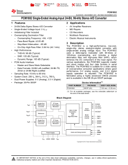 PCM1802 - Texas Instruments