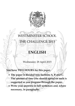 english - westminster.org.uk
