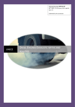 Diesel Engines Exhausts: myths and realities