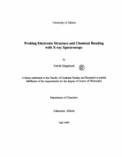 Probing Electronic Structure and Chernical Bonding