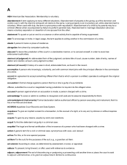 ABA American Bar Association. Membership is voluntary