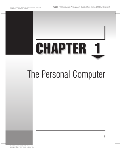 The Personal Computer - McGraw-Hill