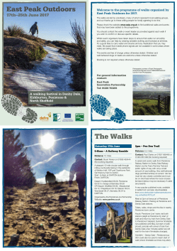EPIP Walking Festival 2017 - Stocksbridge Walkers are Welcome