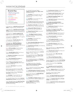 marchcalendar - The Laurel of Asheville