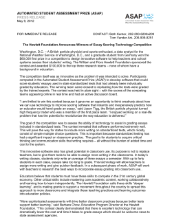 automated student assessment prize (asap) press