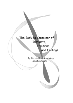 The Body as Container of Instincts, Emotions and Feelings