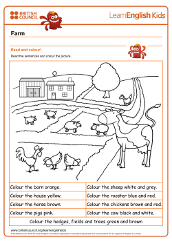 Print a farm picture to colour. - LearnEnglish Kids