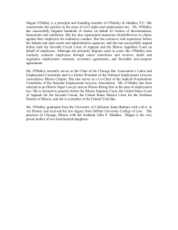 Megan O`Malley - American Bar Association