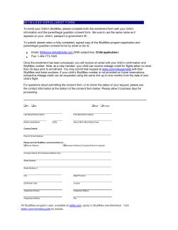 skymiles &reg; enrollmentform