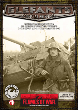 Elefant Schwere Panzerj&auml;gerkompanie