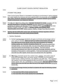 CLARK COUNTY SCHOOL DISTRICT REGULATION R