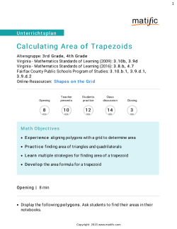 Calculating Area of Trapezoids
