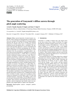 The generation of Ganymede`s diffuse aurora through pitch angle