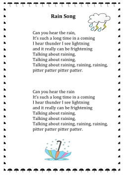 lyrics Rain song