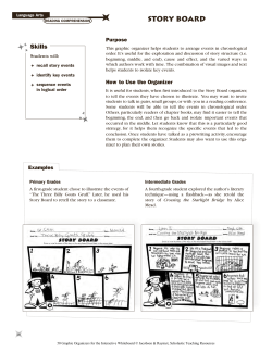 sTORy BOaRD - Scholastic