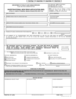 FDA Form 1571