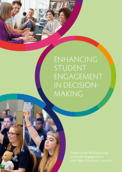 Enhancing student engagement in decision-making