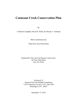 LERC Conneaut Creek Plan
