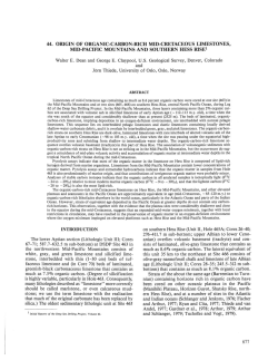 44. Origin of Organic-Carbon-Rich Mid