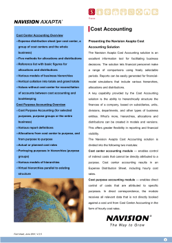 Cost Accounting - Raven Computers Ltd