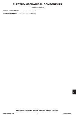 Electro-Mechanical Components