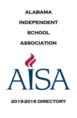 coverages included - Alabama Independent School Association