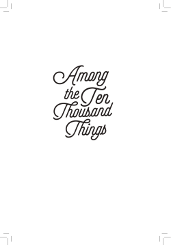 Among the Ten Thousand Things