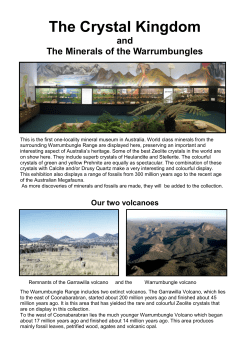 The Crystal Kingdom and The Minerals of the Warrumbungles