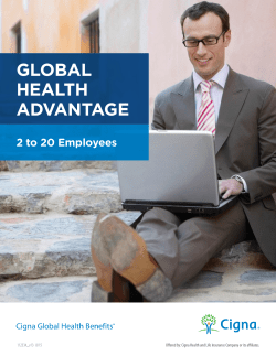 global health advantage - Cigna Global Health Benefits