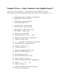 Printer Version - David Pleacher