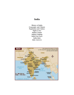 History of India Geography and Climate Population and Culture