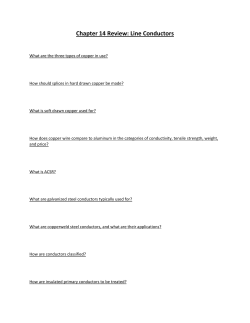 Chapter 14 Review: Line Conductors