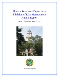 Human Resources Department, Division of Risk Management