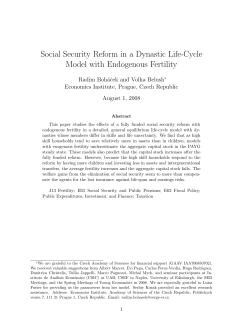 Social Security Reform in a Dynastic Life