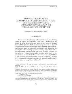drawing the line after hoffman plastic compounds, inc. v. nlrb
