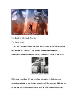 Catholic Warrior - Defenders of the Catholic Faith