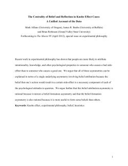 Belief - University at Buffalo