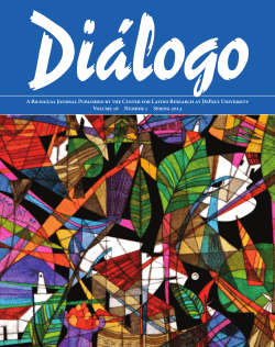 A Bilingual Journal Published by the Center for Latino Research at