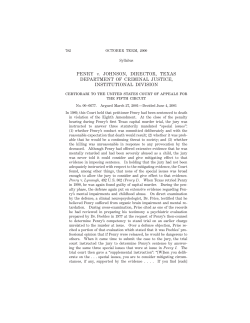PENRY v. JOHNSON, DIRECTOR, TEXAS DEPARTMENT OF