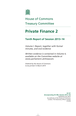 Private Finance 2 - Publications.parliament.uk