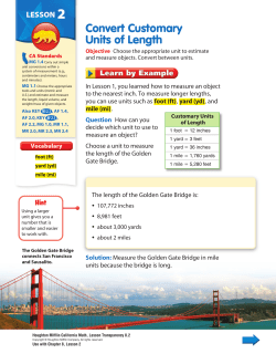 Convert Customary Units of Length