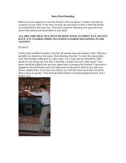 Basic Pistol Handling - Lewiston Pistol Club