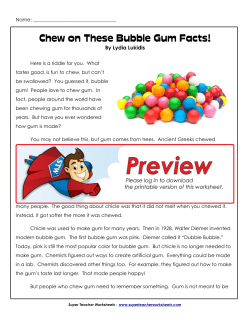 Chew on These Bubble Gum Facts!