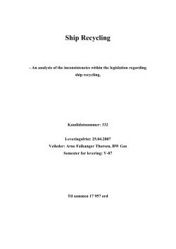 Ship Recycling - DUO