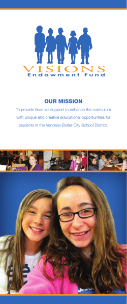 Brochure - VISIONS Endowment Fund