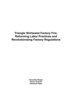 Triangle Shirtwaist Factory Fire