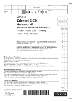 Question Paper - Edexcel