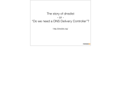 dnsdist presentation with notes