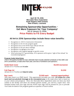 Ad size is 4 x 9 inches and 4-color. Ad size is 4 x 9